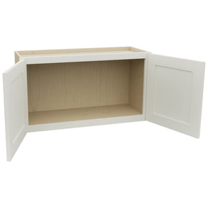 Fabuwood Galaxy Dove W3318 Wall Standard Cabinet, Open View