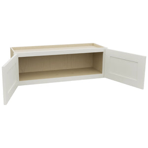 Fabuwood Galaxy Dove W3612 Wall Standard Cabinet, Open View