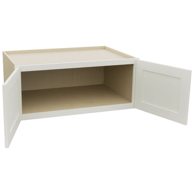 Fabuwood Galaxy Dove W361524 Wall Deep Cabinet, Open View