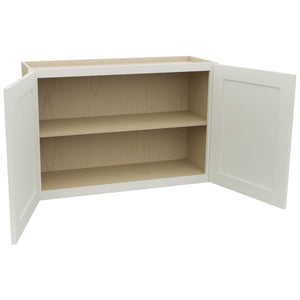 Fabuwood Galaxy Dove W3624 Wall Standard Cabinet, Open View