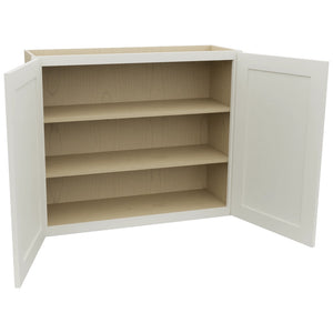 Fabuwood Galaxy Dove W3630 Wall Standard Cabinet, Open View