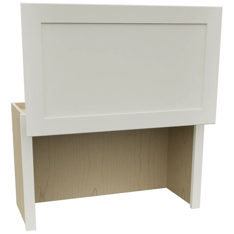 Fabuwood Galaxy Dove WAC3018 Wall Appliance Cabinet, Open View