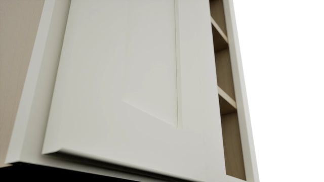 Fabuwood Galaxy Dove WBC2436 Wall Corner Blind Cabinet, Detail View