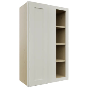 Fabuwood Galaxy Dove WBC2439 Wall Corner Blind Cabinet, Front View