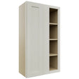 Fabuwood Galaxy Dove WBC2442 Wall Corner Blind Cabinet, Front View