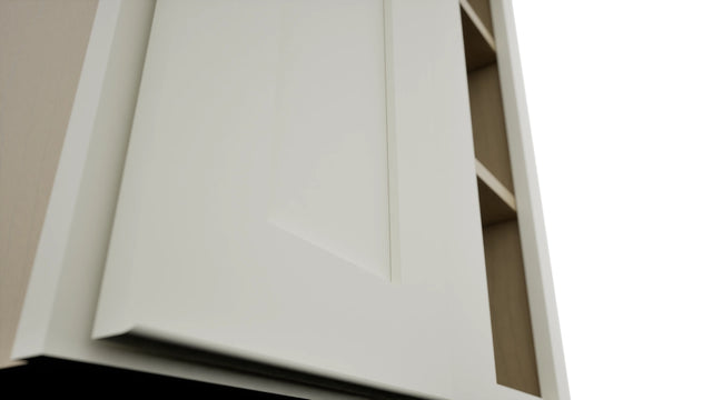 Fabuwood Galaxy Dove WBC2442 Wall Corner Blind Cabinet, Detail View