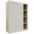 Fabuwood Galaxy Dove WBC3039 Wall Corner Blind Cabinet, Front View