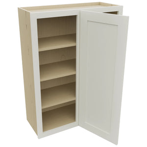 Fabuwood Galaxy Dove WBC3039 Wall Corner Blind Cabinet, Open View