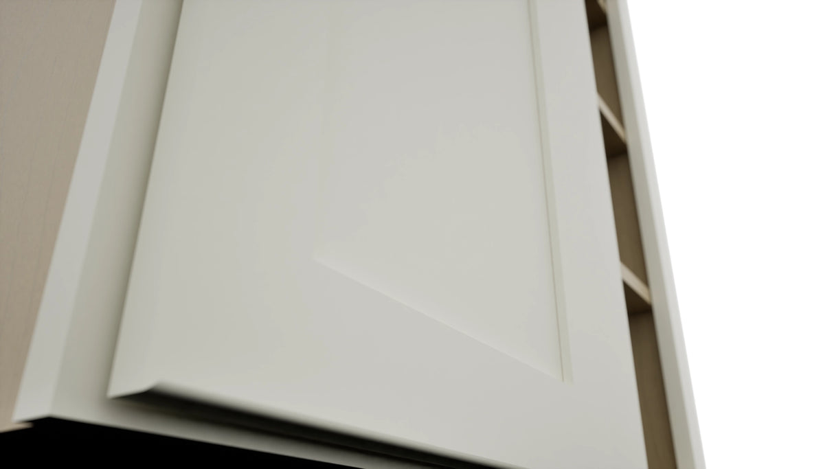 Fabuwood Galaxy Dove WBC3039 Wall Corner Blind Cabinet, Detail View