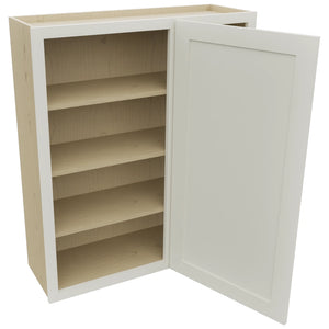 Fabuwood Galaxy Dove WBC3642 Wall Corner Blind Cabinet, Open View