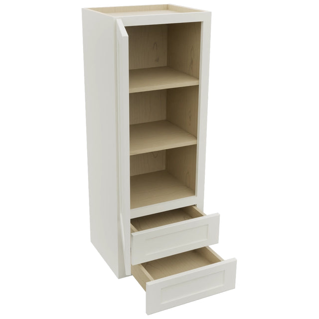 Fabuwood Galaxy Dove WD1848 Wall Drawer Cabinet, Open View