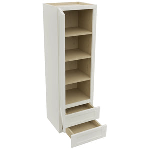 Fabuwood Galaxy Dove WD1857 Wall Drawer Cabinet, Open View
