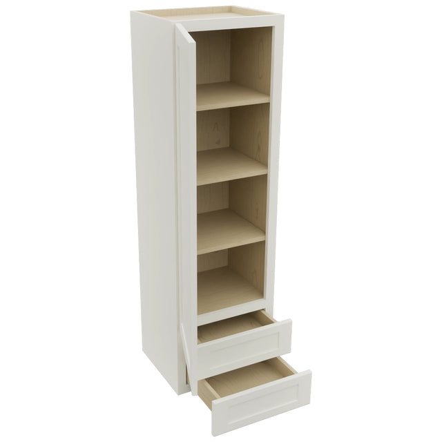 Fabuwood Galaxy Dove WD1860 Wall Drawer Cabinet, Open View