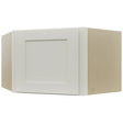 Fabuwood Galaxy Dove WDC2415 Wall Corner Diagonal Cabinet, Front View