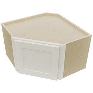 Fabuwood Galaxy Dove WDC2415 Wall Corner Diagonal Cabinet, Top View