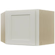 Fabuwood Galaxy Dove WDC2418 Wall Corner Diagonal Cabinet, Front View