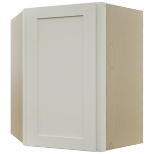 Fabuwood Galaxy Dove WDC2430 Wall Corner Diagonal Cabinet, Front View