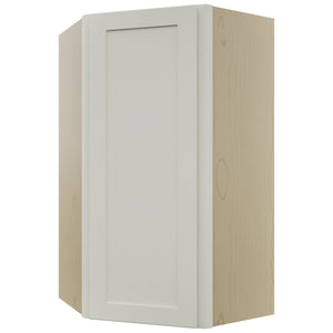 Fabuwood Galaxy Dove WDC2442 Wall Corner Diagonal Cabinet, Front View