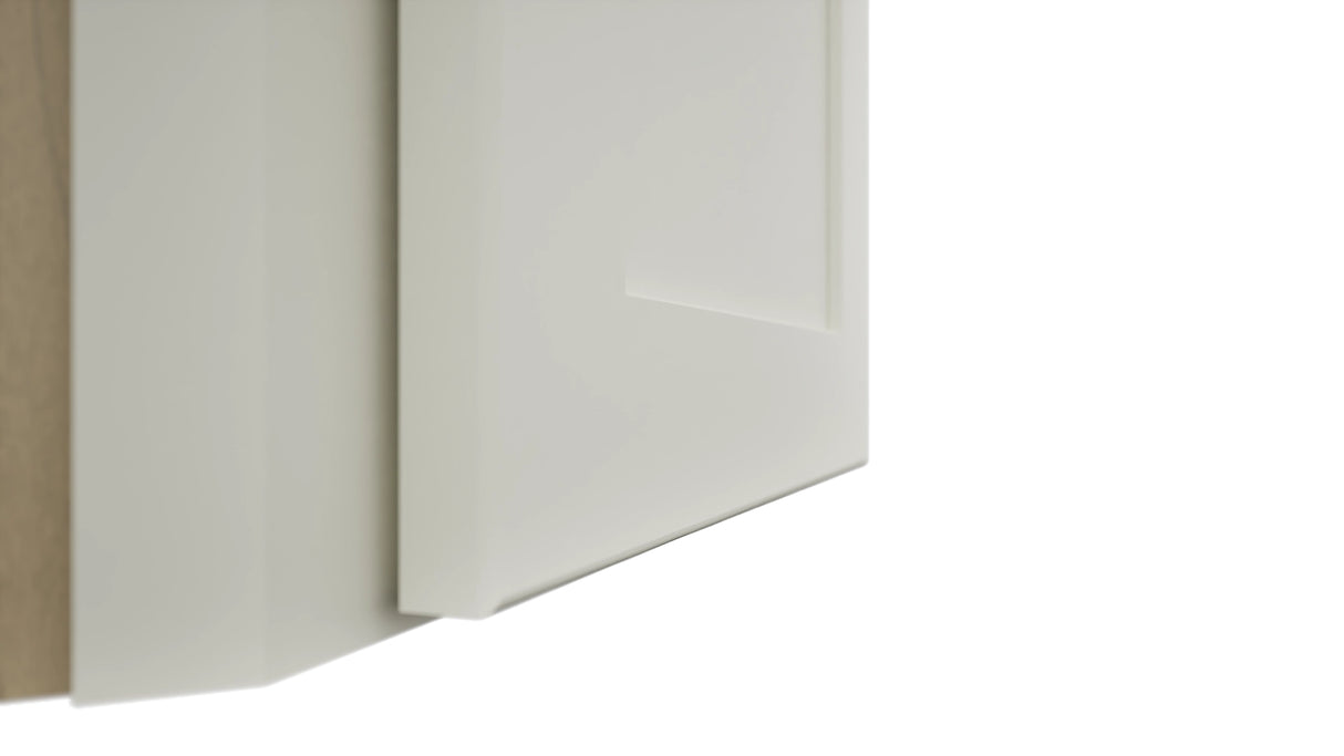 Fabuwood Galaxy Dove WDC2739 Wall Corner Diagonal Cabinet, Detail View