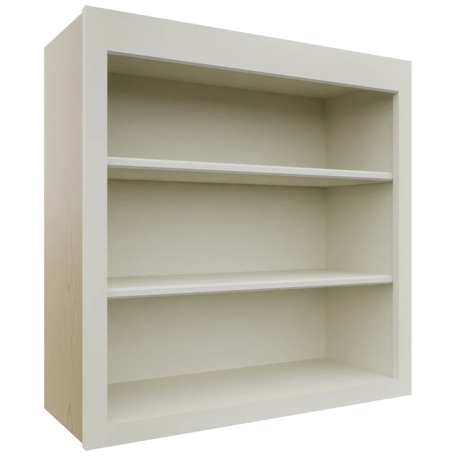 Fabuwood Galaxy Dove WOS3030 Wall Open Shelf, Front View