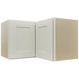 Fabuwood Galaxy Dove WPC2415 Wall Corner Pie Cabinet, Front View