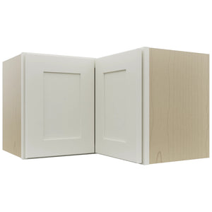 Fabuwood Galaxy Dove WPC2415 Wall Corner Pie Cabinet, Front View