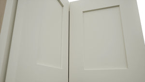 Fabuwood Galaxy Dove WPC2415 Wall Corner Pie Cabinet, Detail View