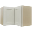 Fabuwood Galaxy Dove WPC2418 Wall Corner Pie Cabinet, Front View