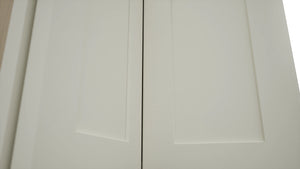 Fabuwood Galaxy Dove WPC2418 Wall Corner Pie Cabinet, Detail View