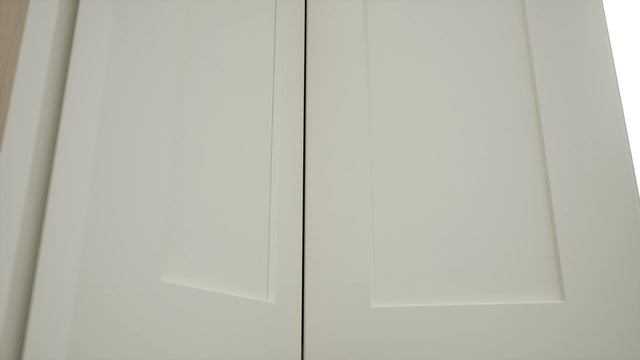 Fabuwood Galaxy Dove WPC2418 Wall Corner Pie Cabinet, Detail View