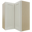 Fabuwood Galaxy Dove WPC2430 Wall Corner Pie Cabinet, Front View