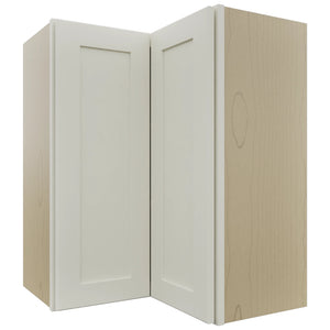 Fabuwood Galaxy Dove WPC2430 Wall Corner Pie Cabinet, Front View