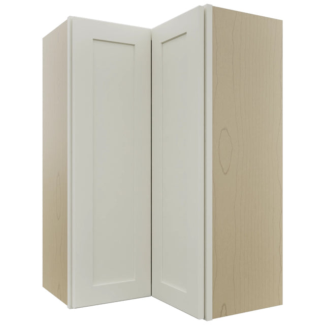 Fabuwood Galaxy Dove WPC2436 Wall Corner Pie Cabinet, Front View