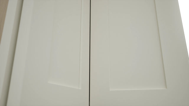 Fabuwood Galaxy Dove WPC2436 Wall Corner Pie Cabinet, Detail View