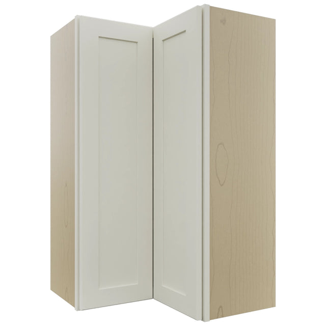 Fabuwood Galaxy Dove WPC2439 Wall Corner Pie Cabinet, Front View