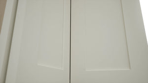 Fabuwood Galaxy Dove WPC2439 Wall Corner Pie Cabinet, Detail View