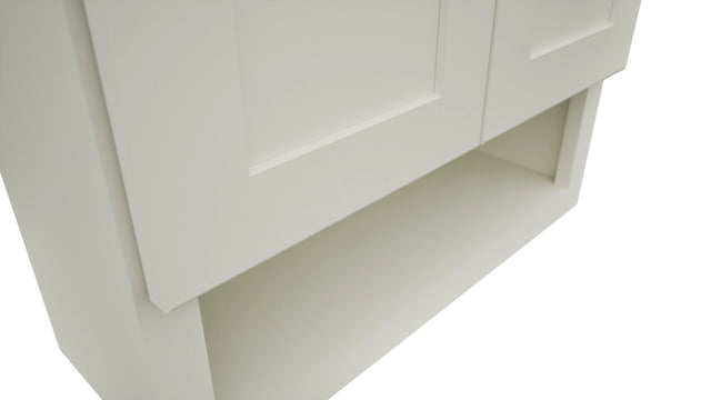 Fabuwood Galaxy Dove WVS2430 Vanity Wall Storage, Detail View