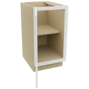 Fabuwood Galaxy Frost B18FD Base Full Door Cabinet, Open View