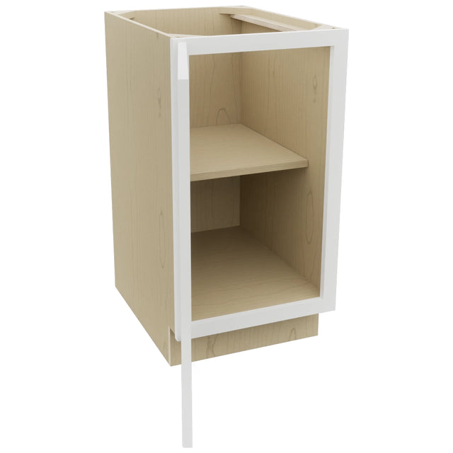 Fabuwood Galaxy Frost B18FD Base Full Door Cabinet, Open View