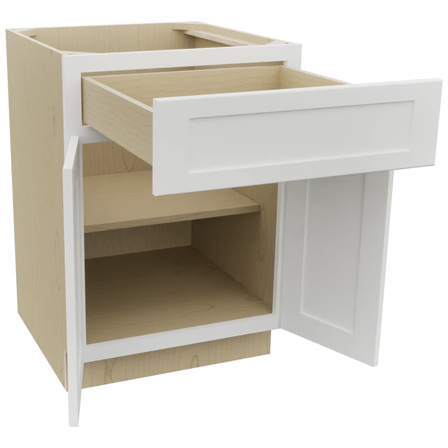 Fabuwood Galaxy Frost B24 Base Standard Cabinet, Open View