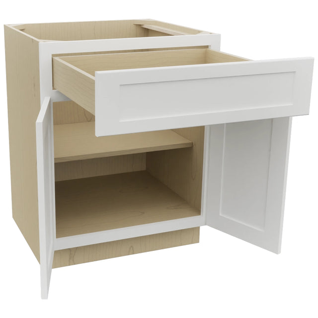 Fabuwood Galaxy Frost B27 Base Standard Cabinet, Open View