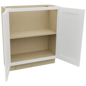 Fabuwood Galaxy Frost B30FD-12D Base Full Door Cabinet, Open View