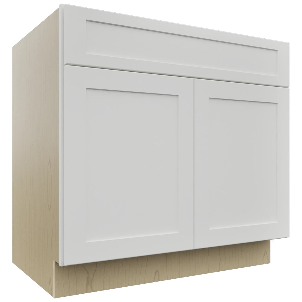 Fabuwood Galaxy Frost B36SDF Base Standard Cabinet, Front View