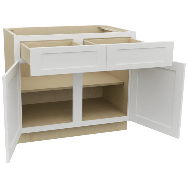 Fabuwood Galaxy Frost B39 Base Standard Cabinet, Open View