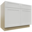 Fabuwood Galaxy Frost B42 Base Standard Cabinet, Front View