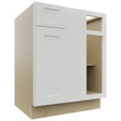 Fabuwood Galaxy Frost BLB36/39 Base Corner Blind Cabinet, Front View