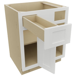 Fabuwood Galaxy Frost BLB36/39 Base Corner Blind Cabinet, Open View