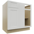 Fabuwood Galaxy Frost BLB39/42 Base Corner Blind Cabinet, Front View