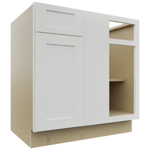 Fabuwood Galaxy Frost BLB39/42 Base Corner Blind Cabinet, Front View