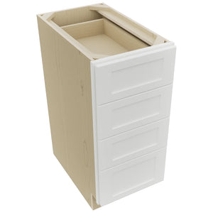 Fabuwood Galaxy Frost DB15-4 Base 4 Drawers Cabinet, Top View